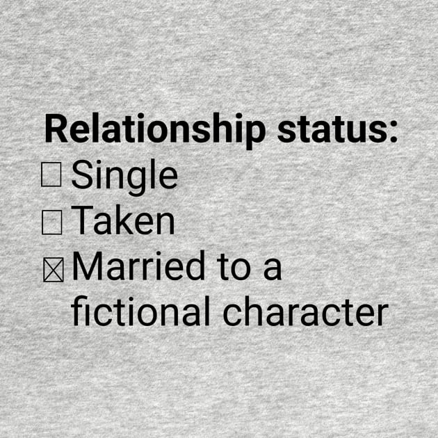 Married to a fictional character by bookloversclub